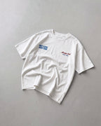 Not Luck Just God White Heavyweight Loose Fit Tee | House of Peace®