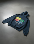Everyday Miracles Navy Blue Boxy Hoodie | House Of Peace®
