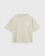 Sunday Worship Club Boxy Tee Beige | Peace® ODMPOD