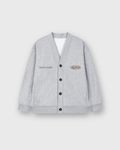 Child of God II Gray Essential Heavyweight Sweat Cardigan | House Of Peace®