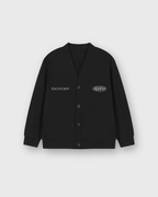Child of God II Black Essential Heavyweight Sweat Cardigan | House Of Peace®