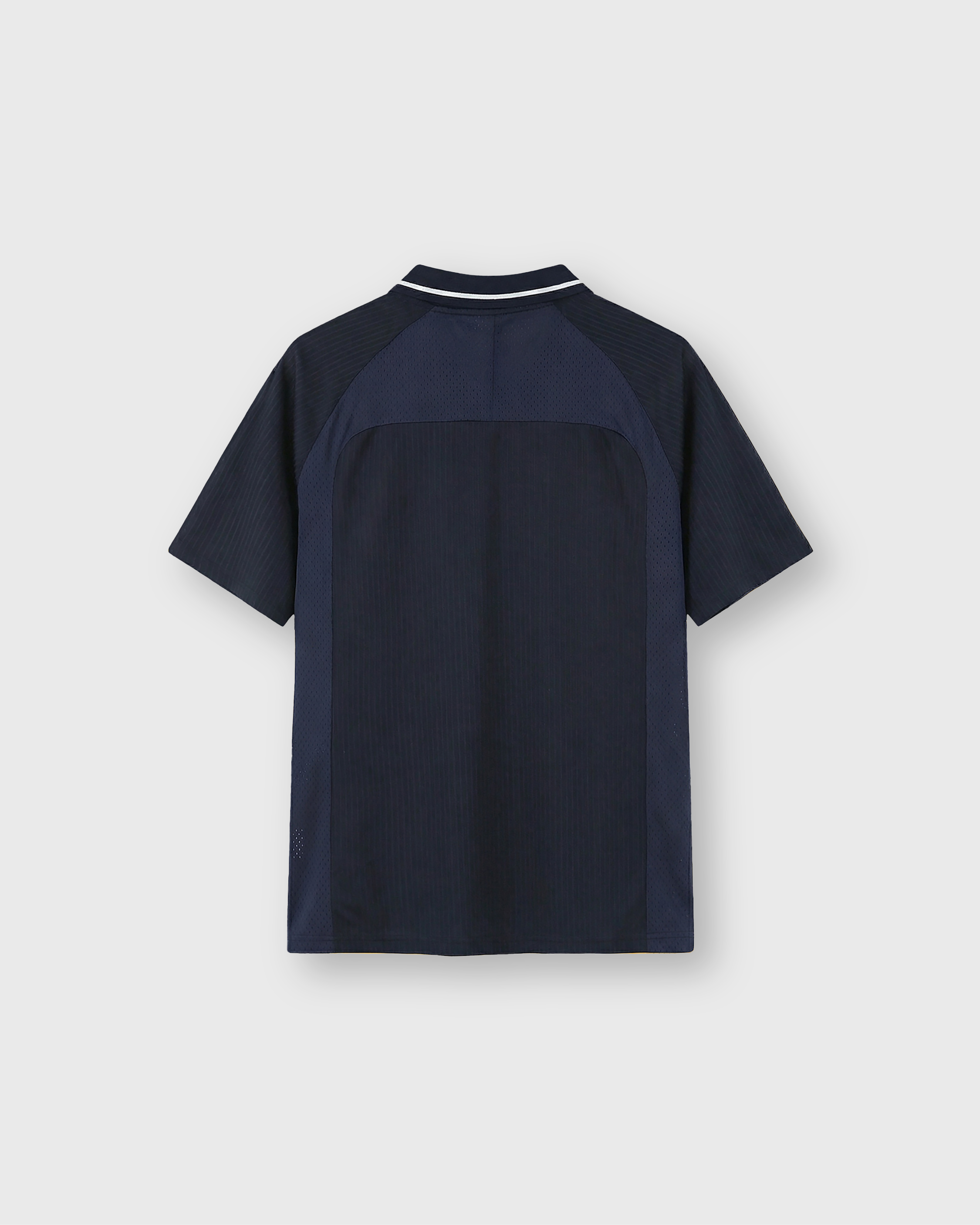 Jesus Loves You First Navy Blue Striped Soccer Jersey | House of Peace®