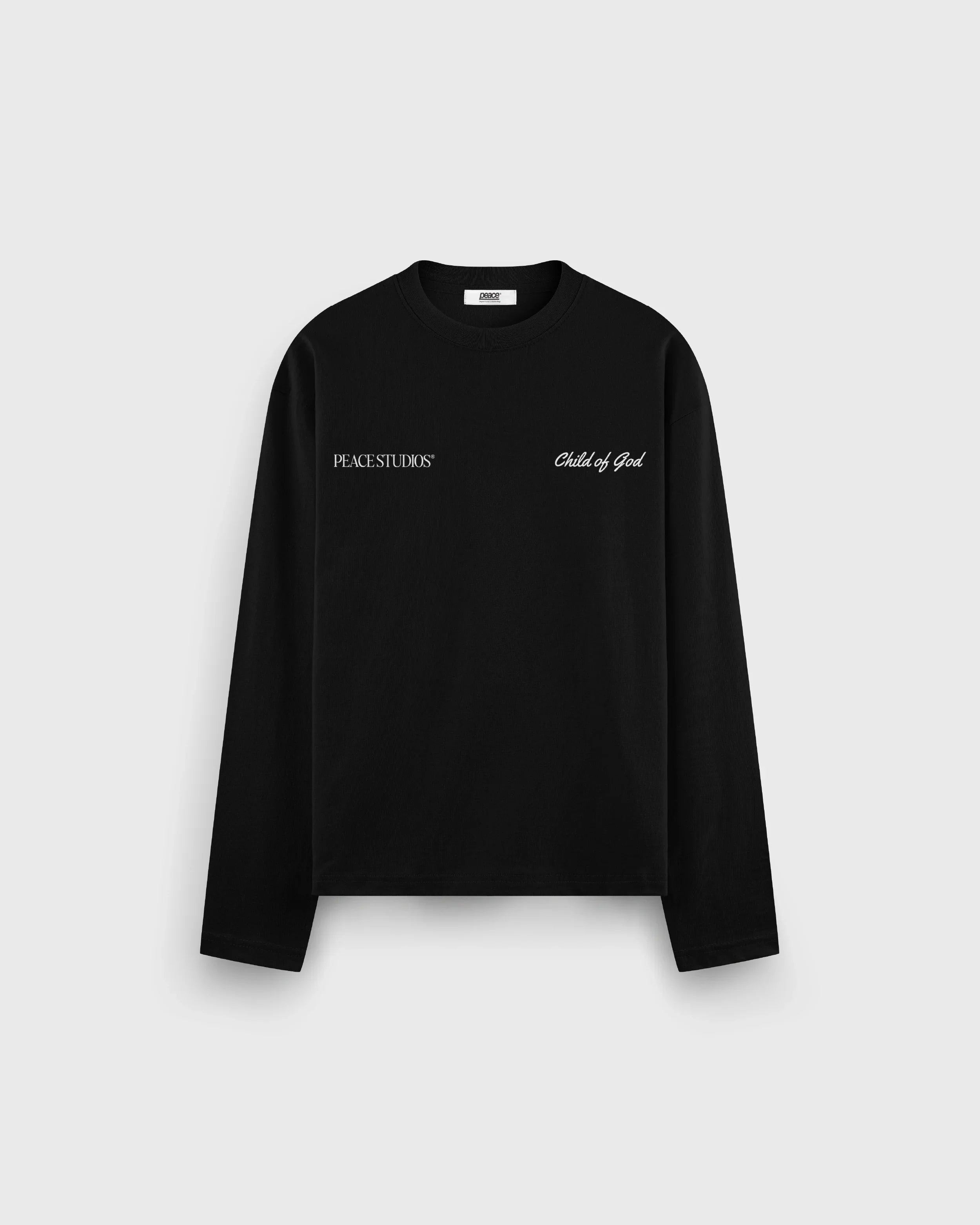 Child of God Longsleeve Loose Fit Tee Black | House Of Peace®
