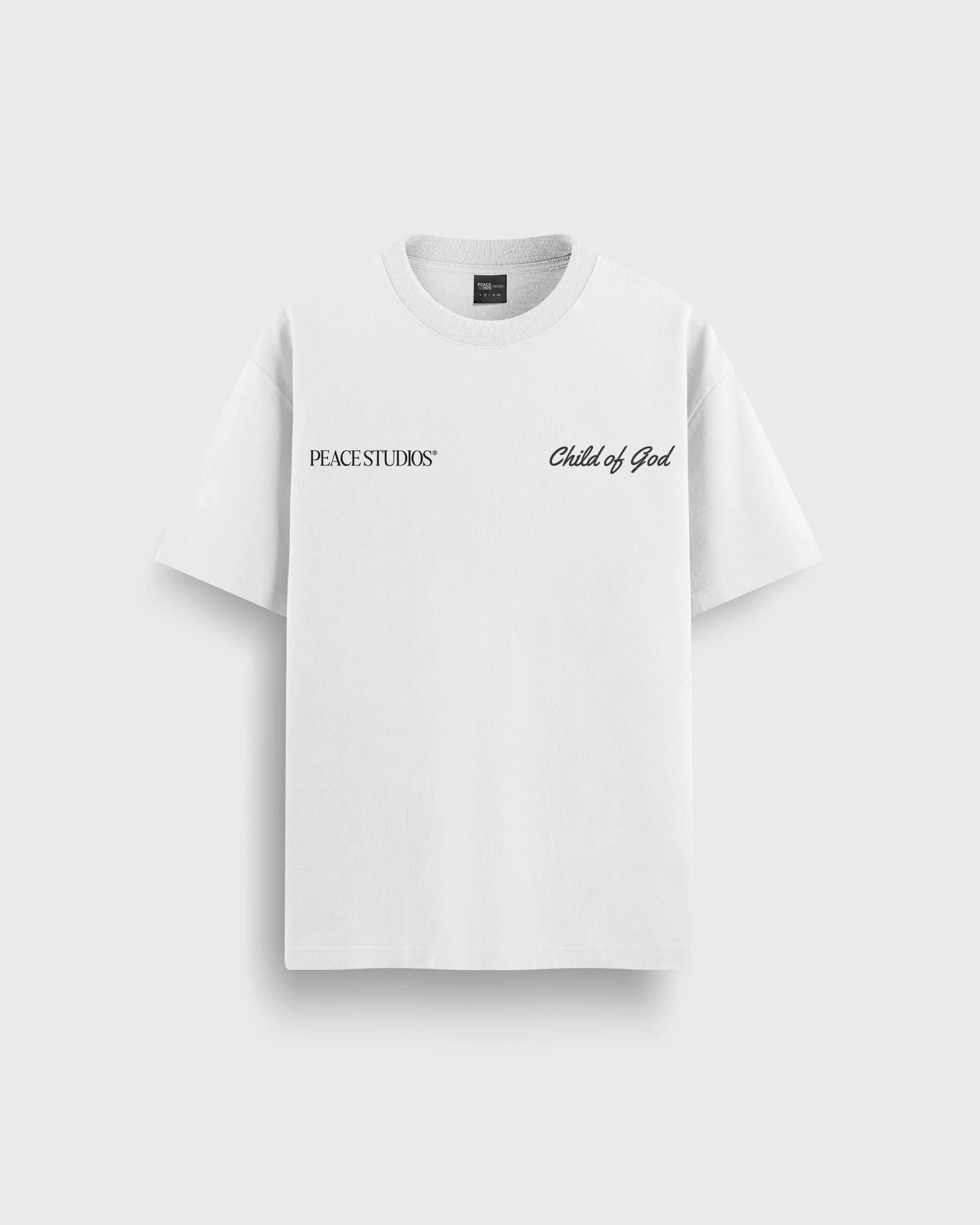 Child of God White Heavyweight Loose Fit Tee | Peace® PEACE STORE