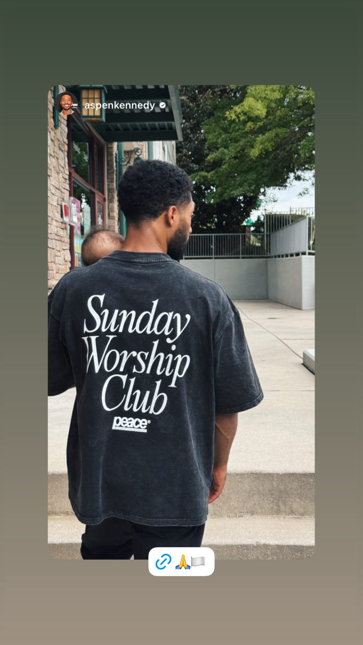 Sunday Worship Club Premium Acid Wash Oversized Heavyweight Tee | Peace®