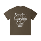 Kids Tee Sunday Worship Club Brown | Peace® PEACE STORE