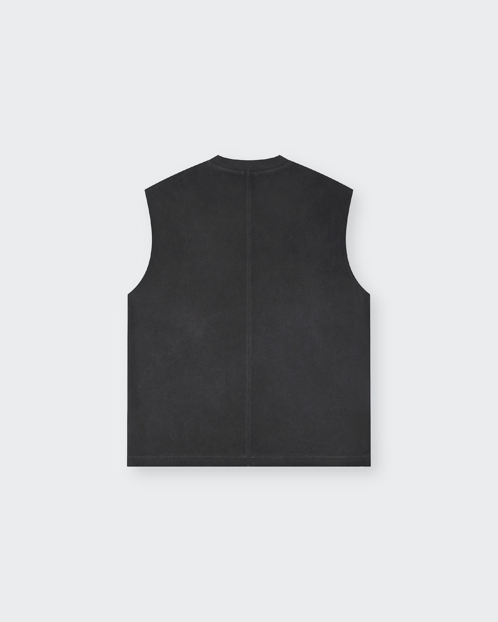 Not Luck Just God Raw Edge Black Washed Tank Top | House of Peace®