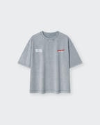 Not Luck Just God Gray Mineral Wash Boxy Tee | House of Peace®