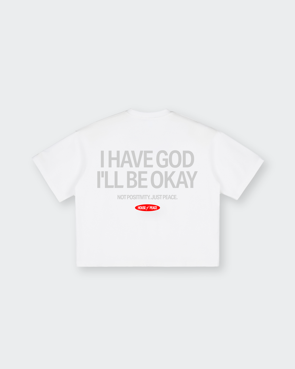 I Have God Vintage White Washed Boxy T-Shirt | House of Peace®