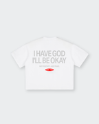 I Have God Vintage White Washed Boxy T-Shirt | House of Peace®