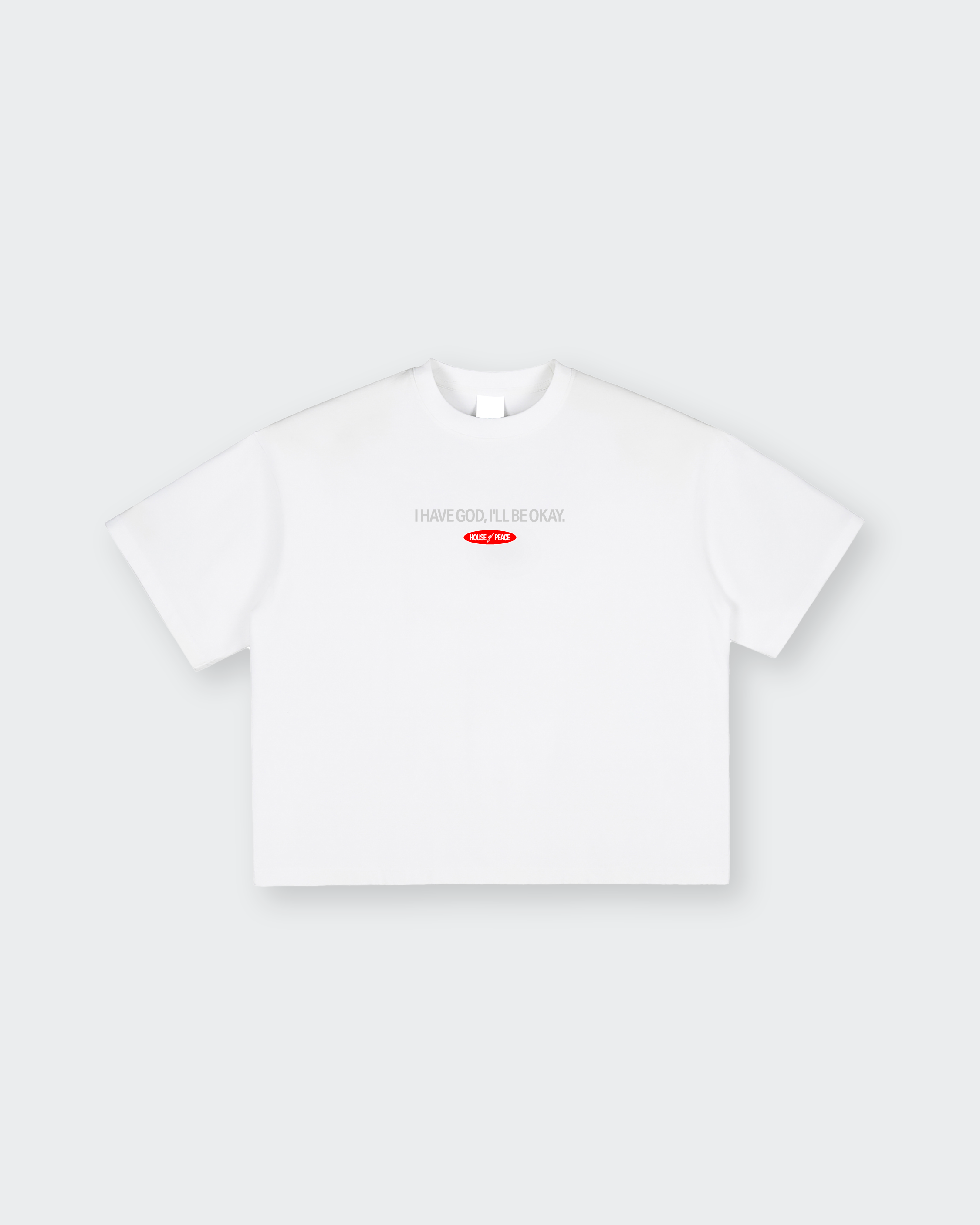 I Have God Vintage White Washed Boxy T-Shirt | House of Peace®
