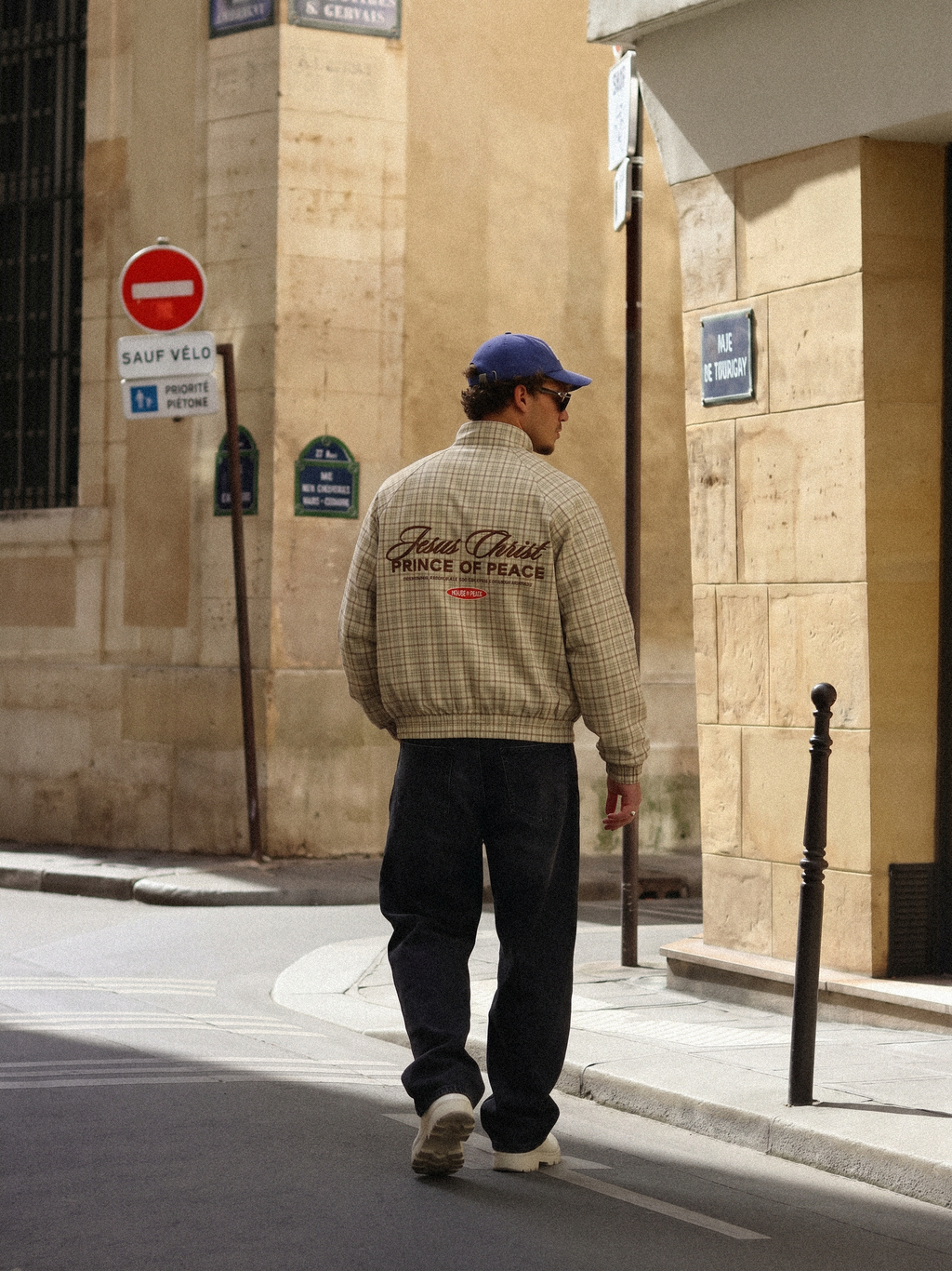 Prince of Peace Beige Plaid Full-Zip Track Jacket | House of Peace® (Copy)