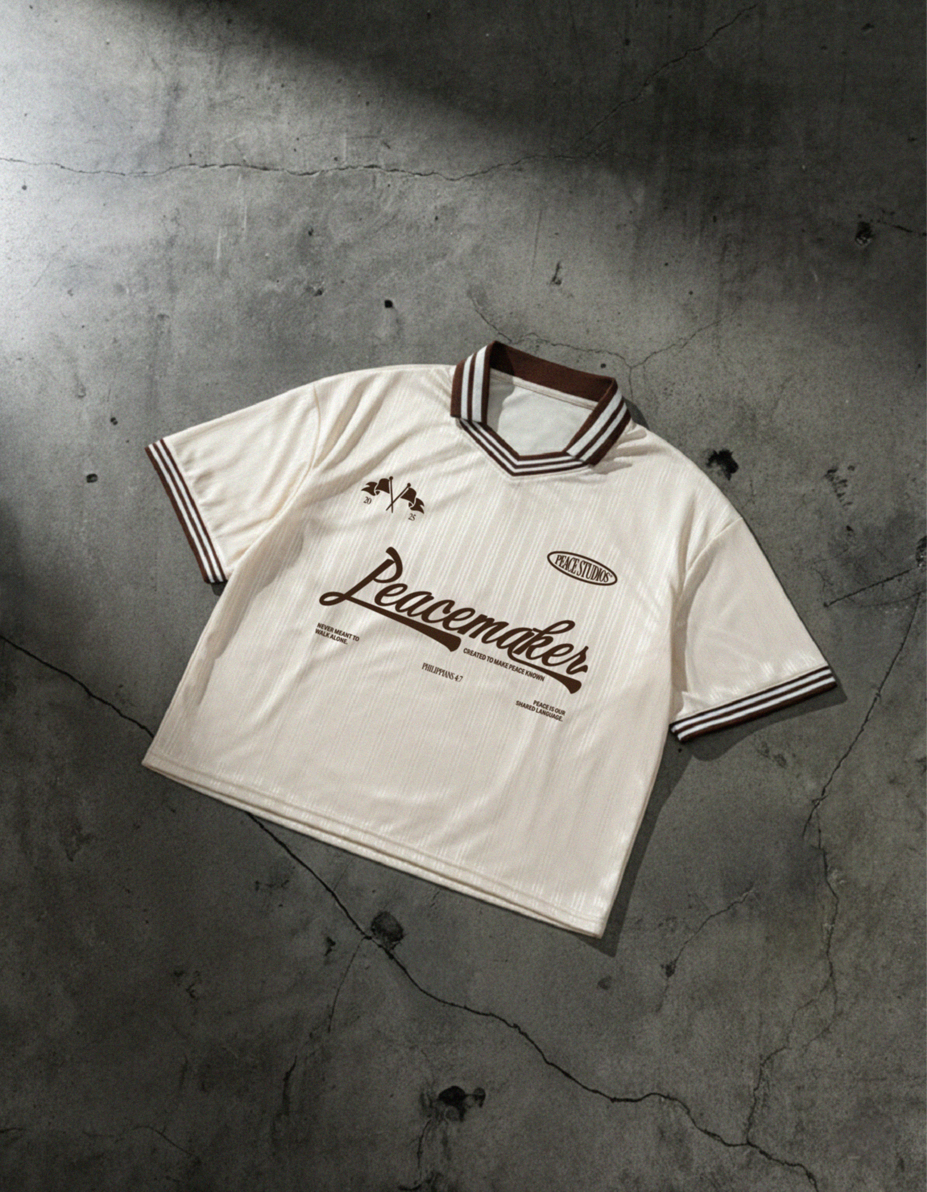 Peacemaker Contrast Stripes Polo Collar T-Shirt | House Of Peace®