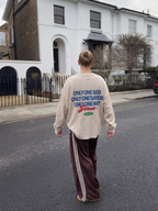 Only Jesus Vintage Waffle Raw Edge Beige Longsleeve | House of Peace®