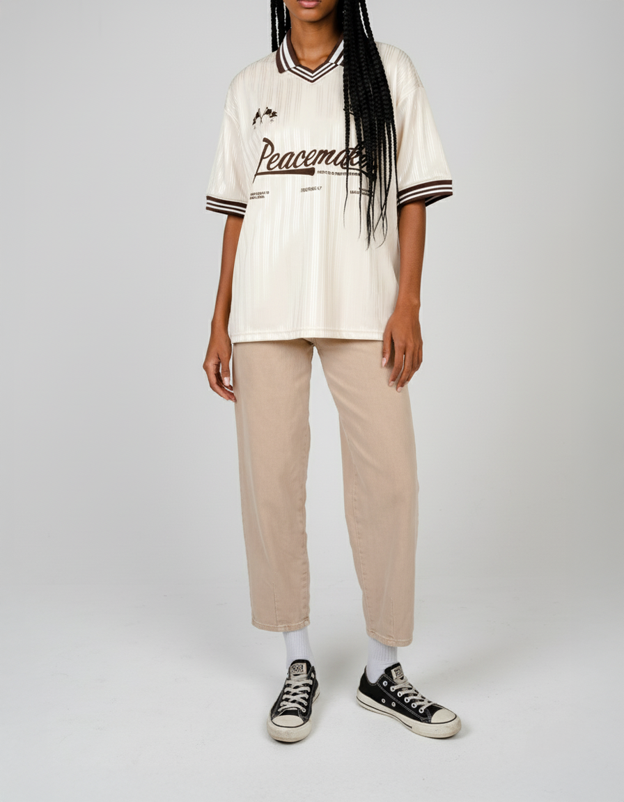 Peacemaker Contrast Stripes Polo Collar T-Shirt | House Of Peace®