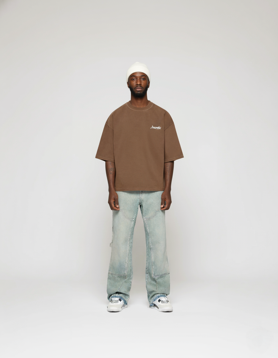 Peacemaker Boxy Tee Coffee | House Of Peace®