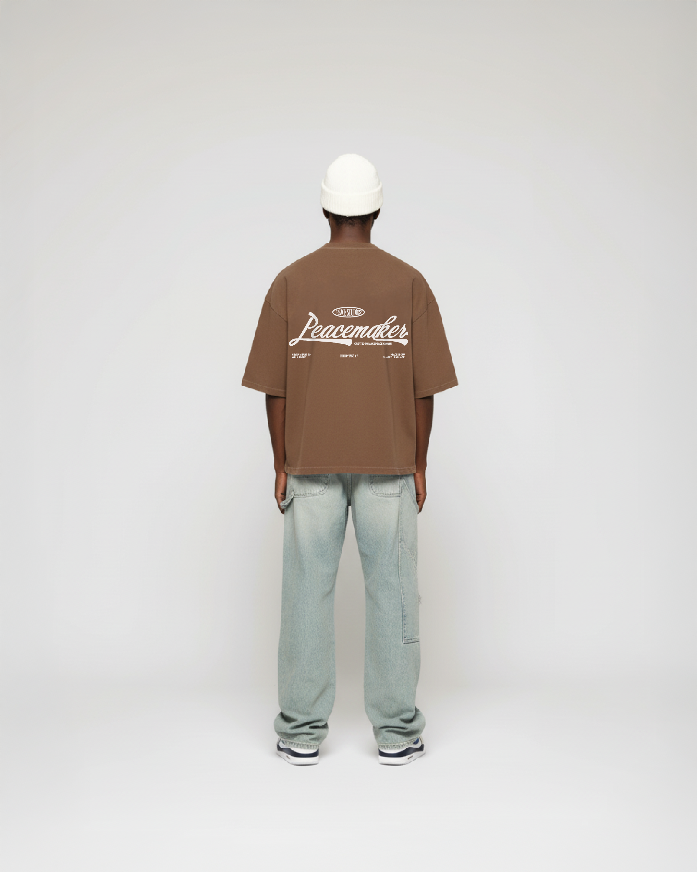 Peacemaker Boxy Tee Coffee | House Of Peace®