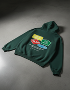 Everyday Miracles Green Boxy Hoodie | House Of Peace®