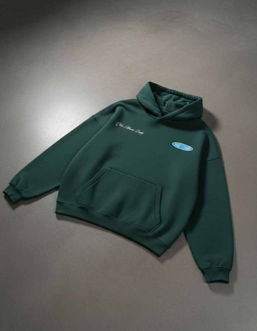 Everyday Miracles Green Boxy Hoodie | House Of Peace®