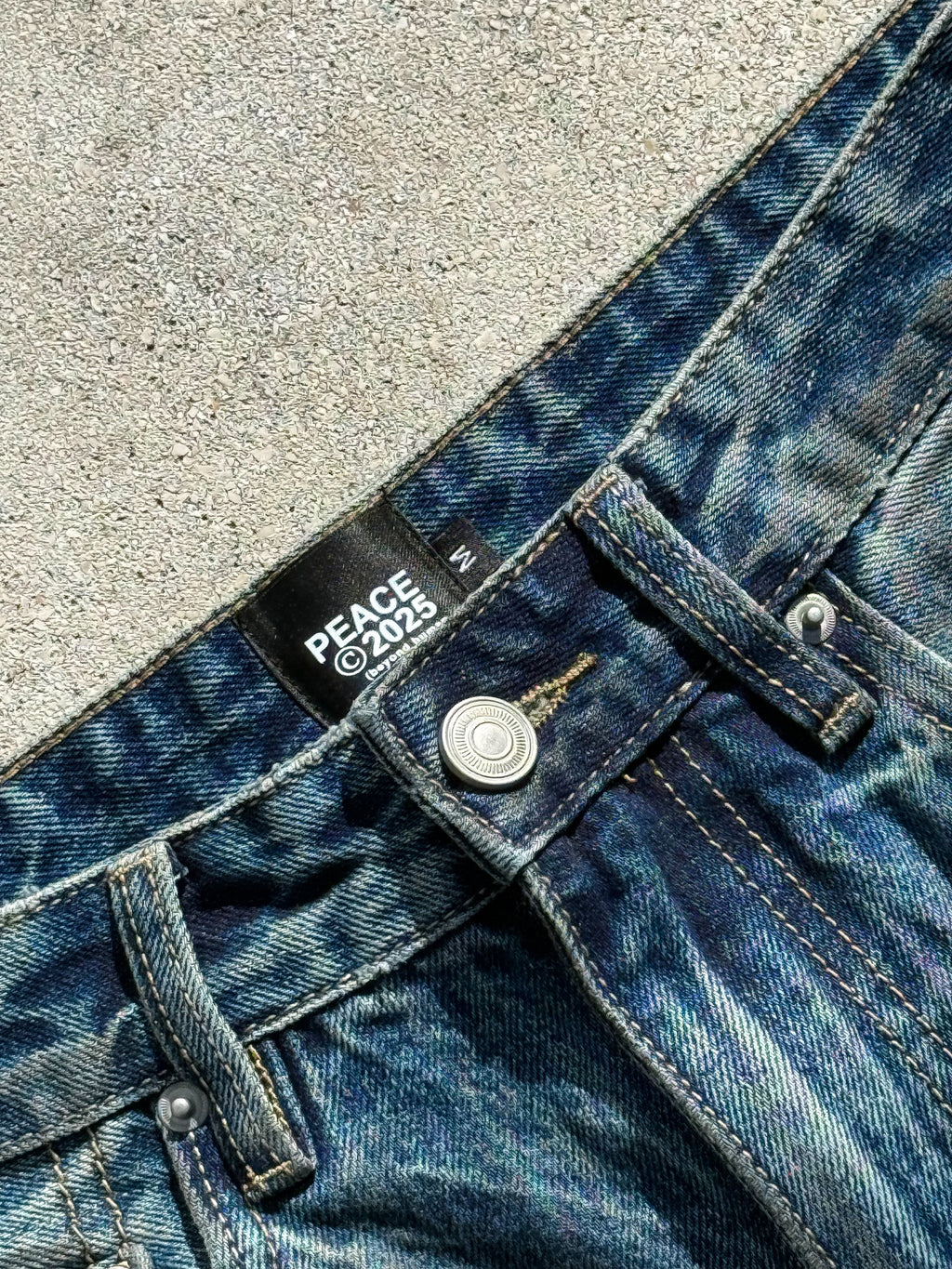 Everyday Miracles Vintage Wash Baggy Jeans| House Of Peace®