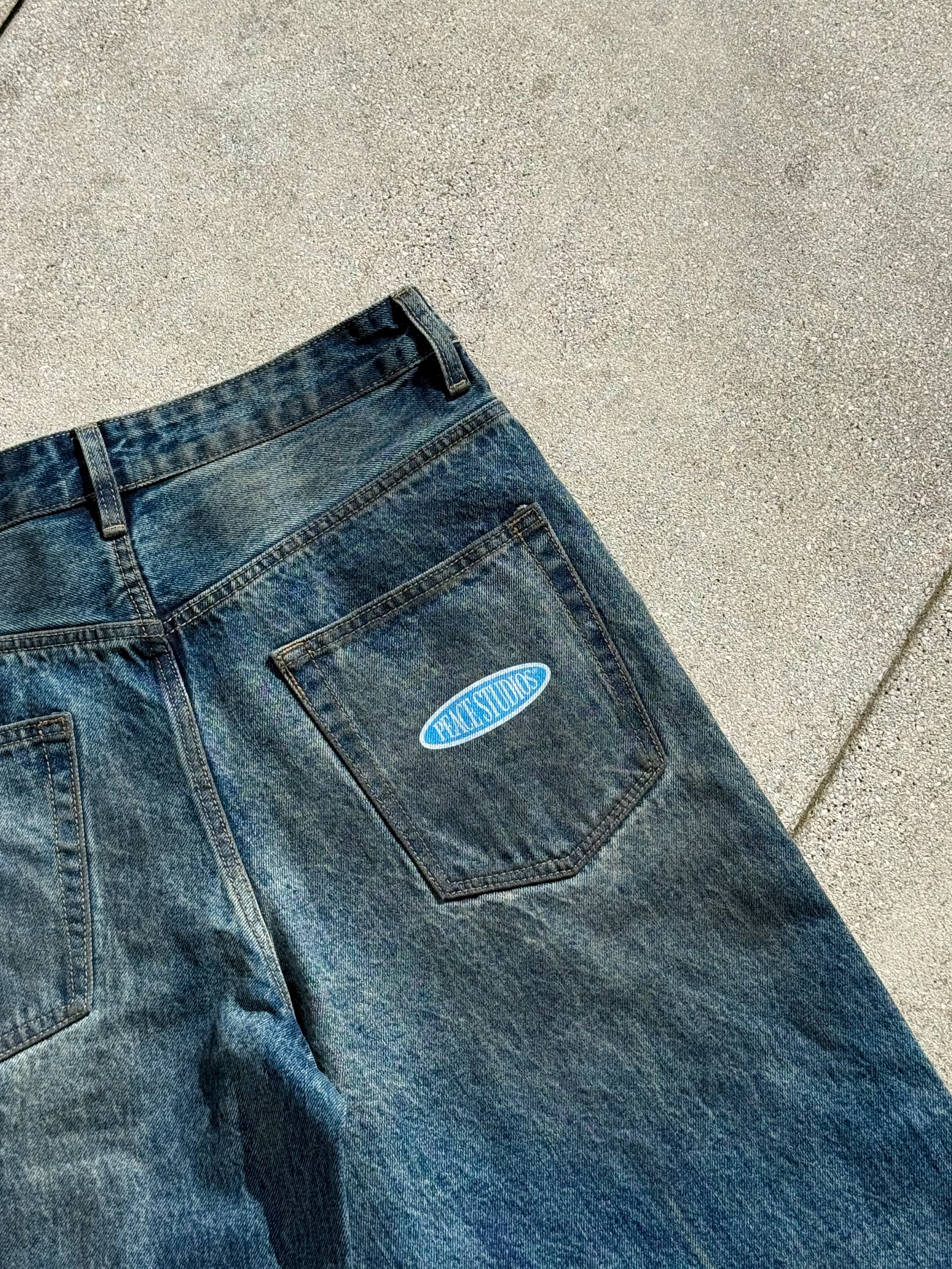 Everyday Miracles Vintage Wash Baggy Jeans| House Of Peace®