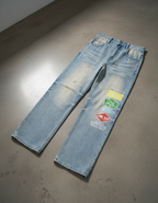 Everyday Miracles Sun Fade Raw Hem Jeans | House Of Peace®