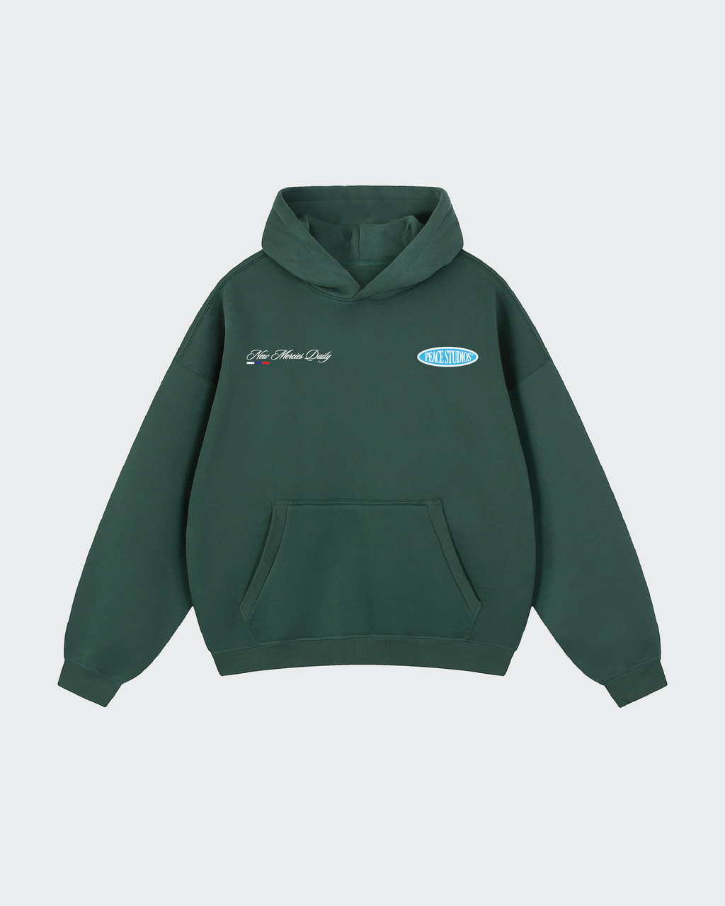 Everyday Miracles Green Boxy Hoodie | House Of Peace®