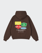 Everyday Miracles Brown Boxy Hoodie | House Of Peace®