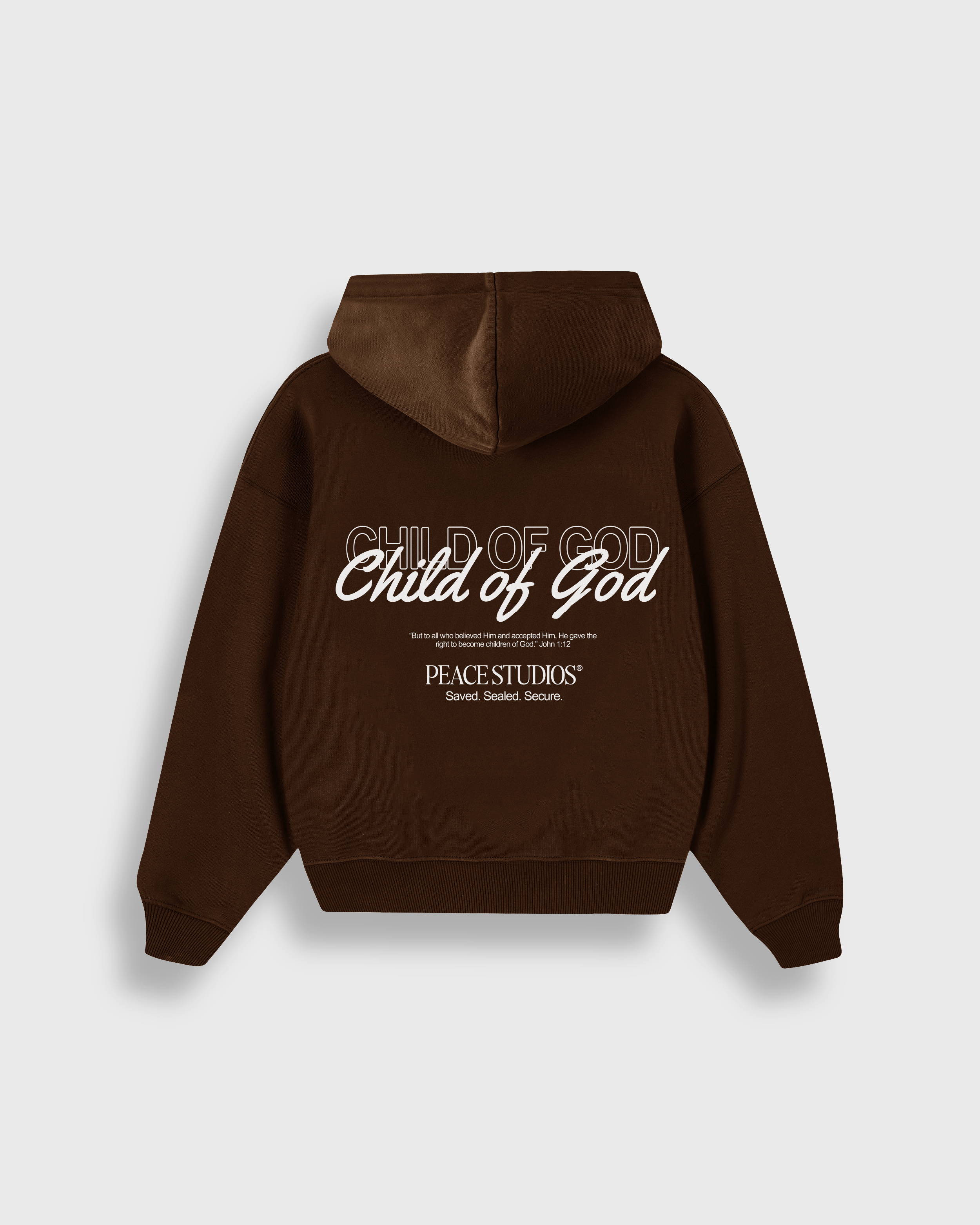 Child of God Coffee Oversized Heavyweight Hoodie | House Of Peace®