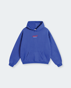 Not Luck Just God Blue Oversized Heavyweight Hoodie | House of Peace®