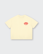 Jesus Changed My Life Beige Boxy Drop Shoulder Tee | House of Peace®