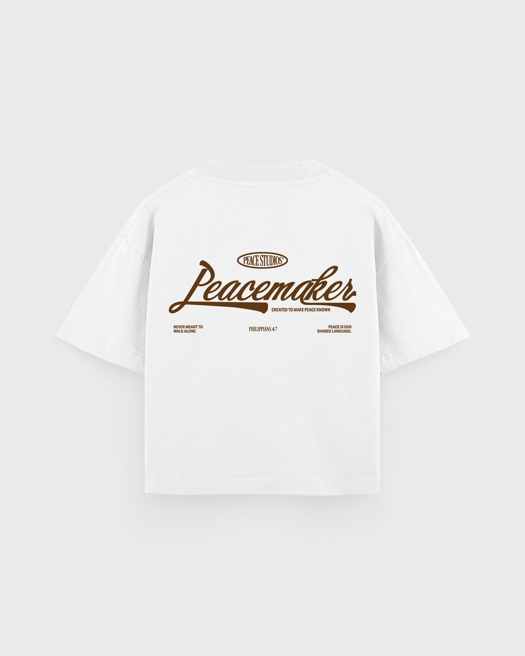 Peacemaker Boxy Tee White | House Of Peace®