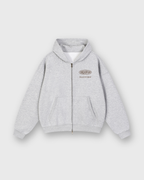 Child of God II Gray Dual-Zip Fleece Boxy Hoodie | House Of Peace®