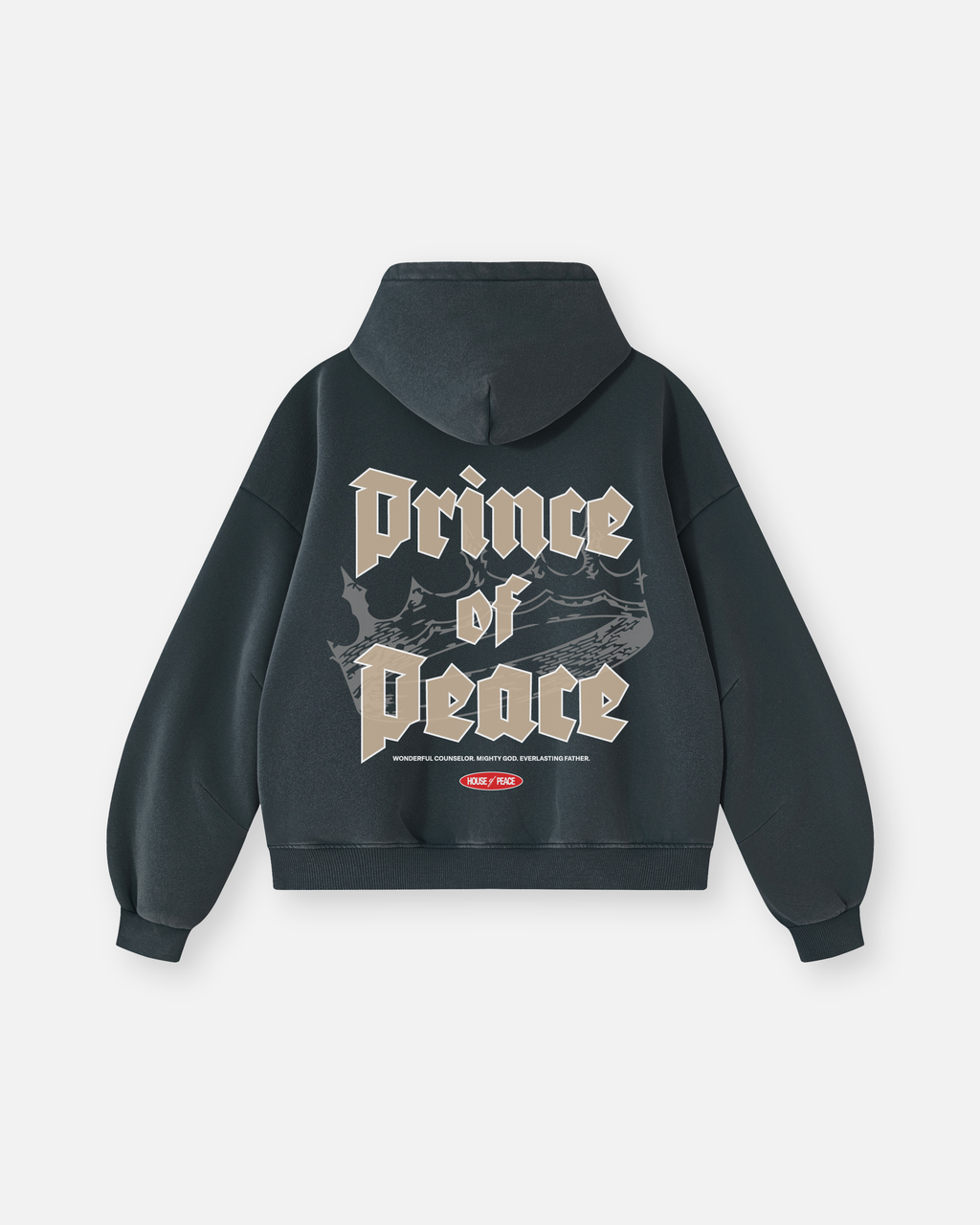 Retro Prince of Peace Boxy Fleece Hoodie | House of Peace®