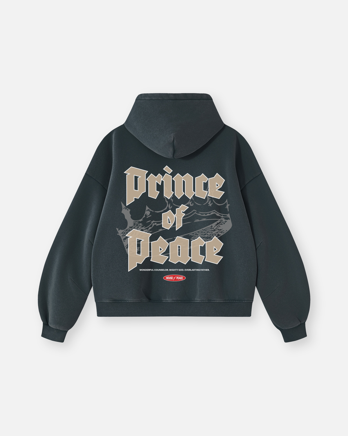 Retro Prince of Peace Boxy Fleece Hoodie | House of Peace®