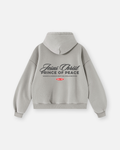 Prince of Peace Gray Vintage Wash Boxy Fleece Hoodie | House of Peace®