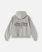 Prince of Peace Gray Vintage Wash Boxy Fleece Hoodie | House of Peace®