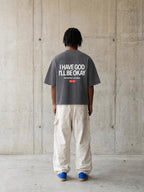 I Have God Vintage Gray Washed Boxy T-Shirt | House of Peace®