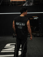 Child of God Black Raw Edge Tank Top | House Of Peace®