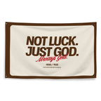 Not Luck Just God Banner Wall Decor Hanging | House of Peace®