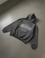 Child of God II Dark Gray Dual-Zip Fleece Boxy Hoodie | House Of Peace®