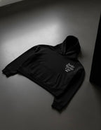 Sunday Worship Club Premium Black Boxy Hoodie | House Of Peace®