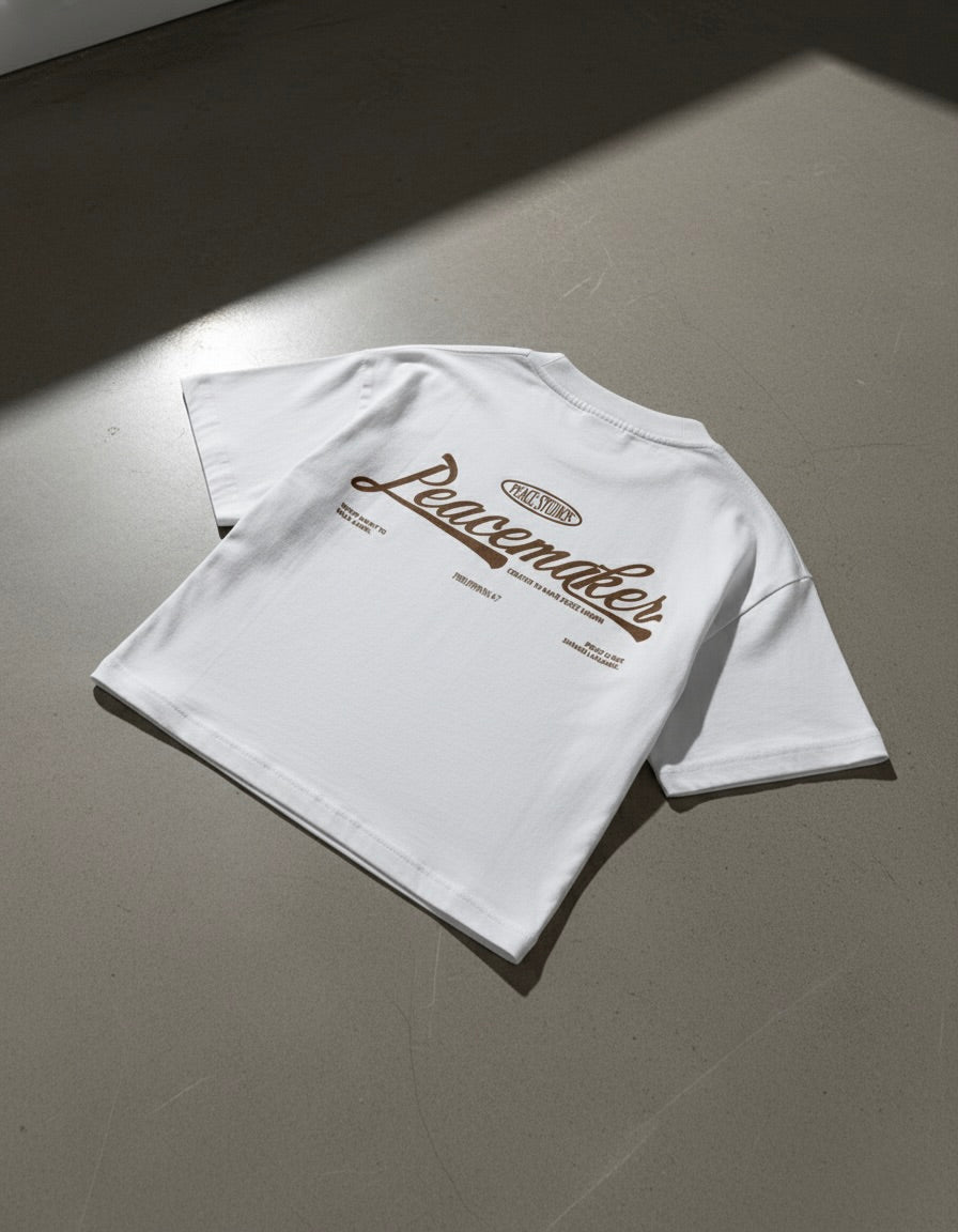 Peacemaker Boxy Tee White | House Of Peace®