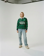 Everyday Miracles Green Stripe Polo Shirt | House Of Peace®