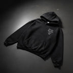 Sunday Worship Club Premium Black Acid Washed Oversized Hoodie | House Of Peace®